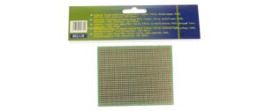 Velleman ECL1/2 Europlatine  Lötstreifen 100x80mm, FR-4, einseitig