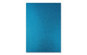 Ursus Glitterkarton A4 Türkis 10 Blatt à 300g/m2, A4