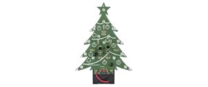 Whadda Christmas tree blue LED version with On/OFF switch
