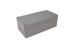 Velleman G368 abgedichtetes ABS-Gehäuse Dunkelgrau, 160 x 80 x 55mm (LxBxH)