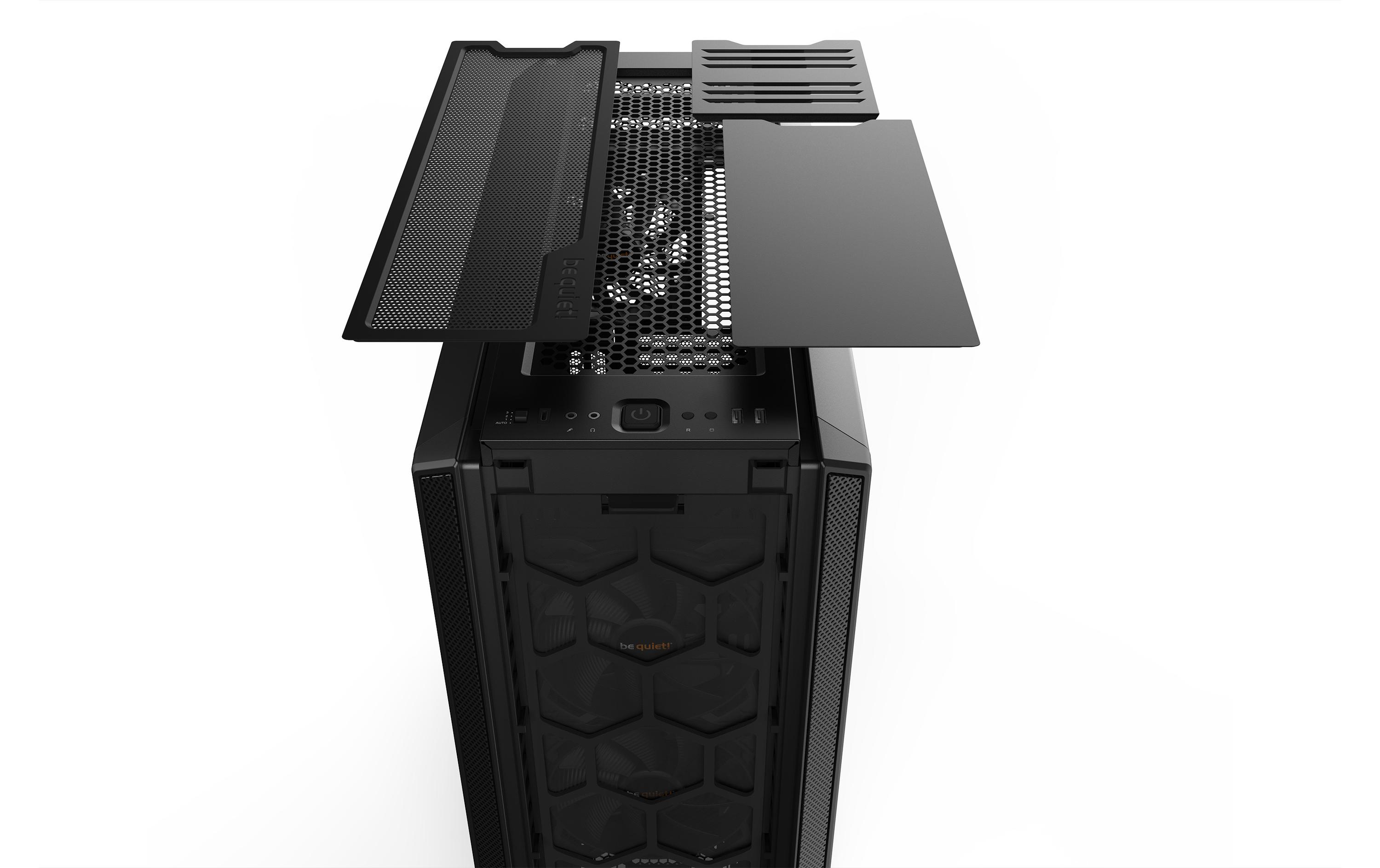 1139462_2 - Mediatech be quiet Silent Base 802 schwarz 7x 3.5, 15x 2.5,2xUSB3.2 Type-C,1xUSB3.1