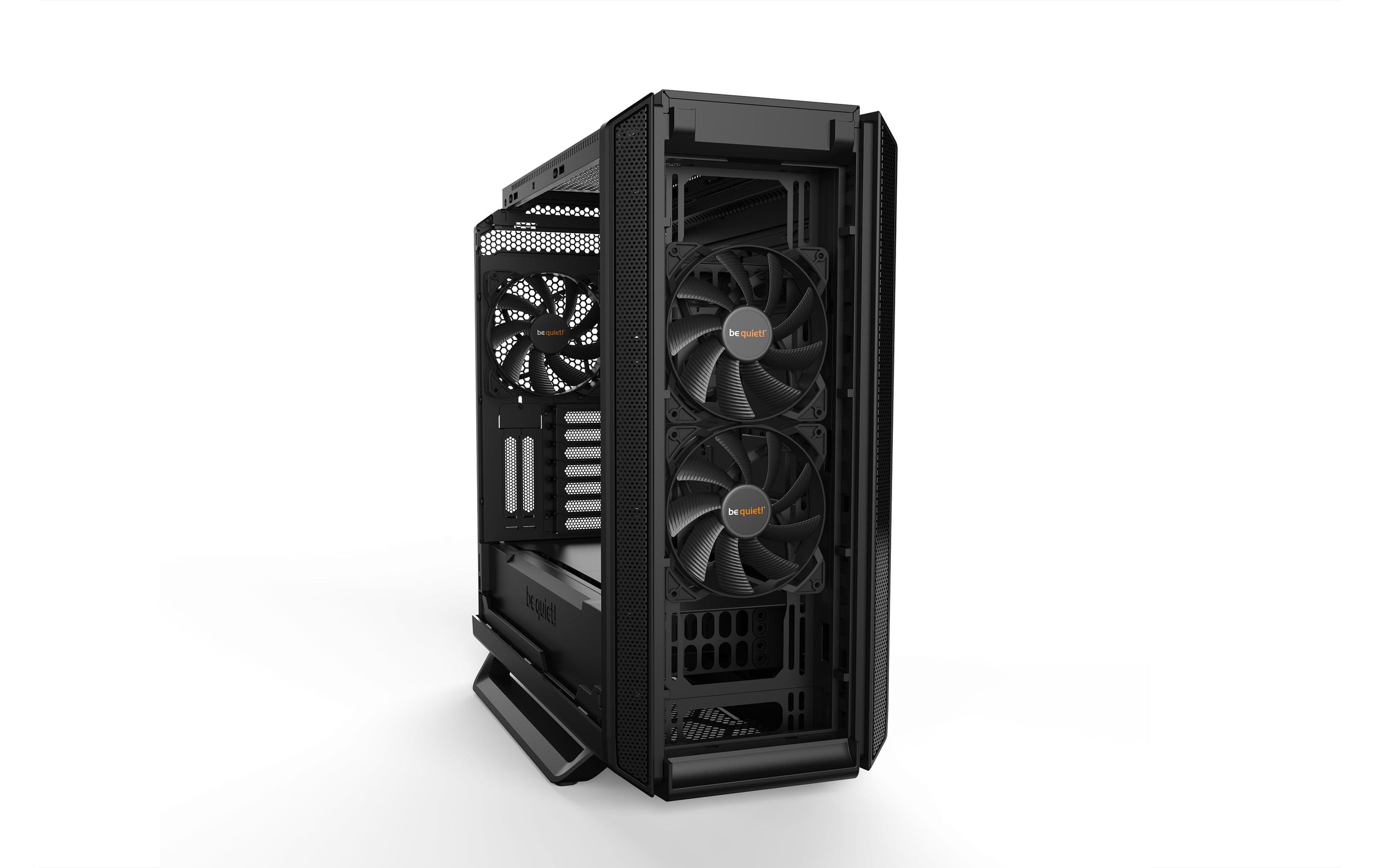 1139462_3 - Mediatech be quiet Silent Base 802 schwarz 7x 3.5, 15x 2.5,2xUSB3.2 Type-C,1xUSB3.1