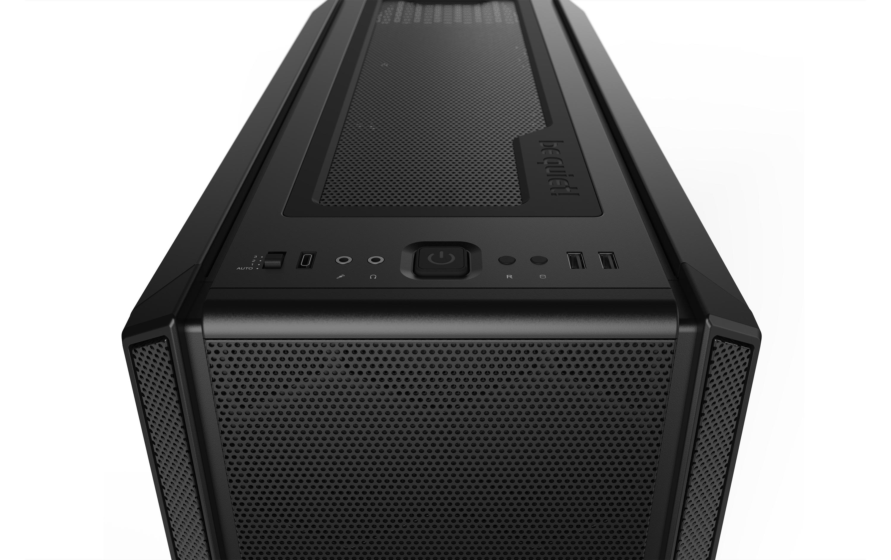 1139462_6 - Mediatech be quiet Silent Base 802 schwarz 7x 3.5, 15x 2.5,2xUSB3.2 Type-C,1xUSB3.1