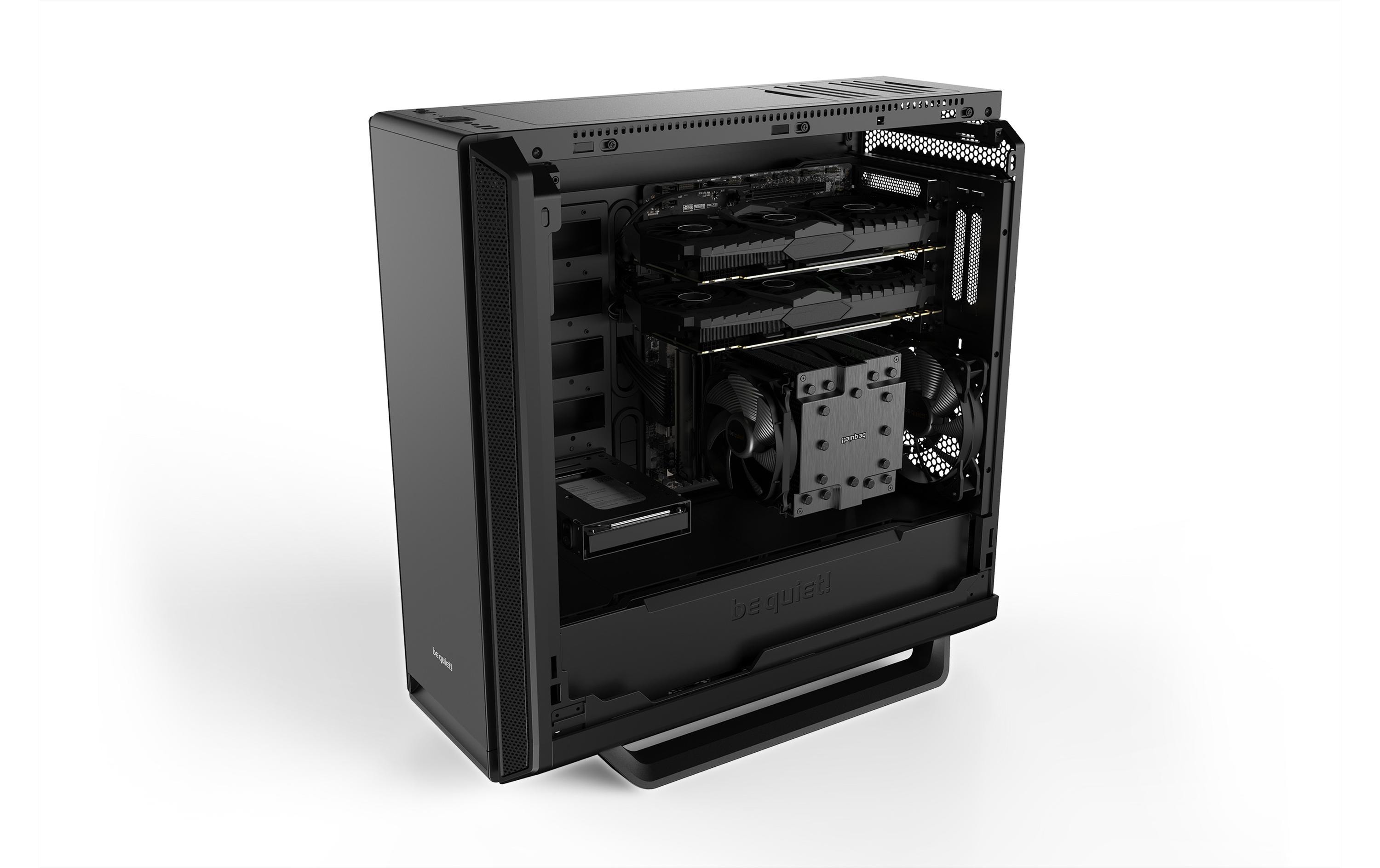 1139462_8 - Mediatech be quiet Silent Base 802 schwarz 7x 3.5, 15x 2.5,2xUSB3.2 Type-C,1xUSB3.1