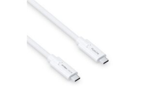 PureLink USB3.1 Gen2 USB-C-C, 50cm, Weiss 10Gbps, 3A&5A, Power Delivery bis 100Watt