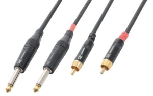 PD Connex CX74-3 Audiokabel 2x 6.3 Klinke - 2x Cinch, 3m kaufen Schweiz | Mediatech.ch