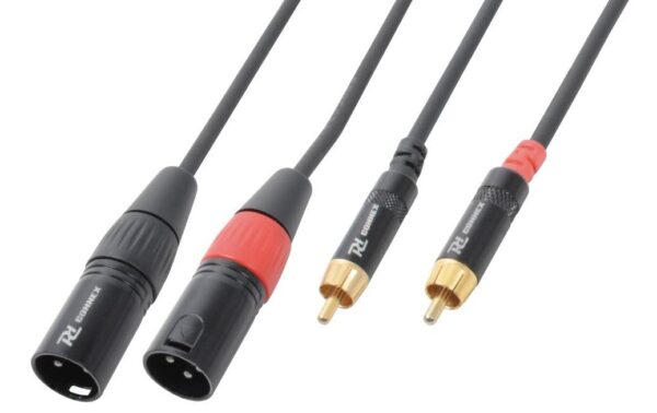 PD Connex CX66-3 Audiokabel 2x XLRm - 2x Cinch, mono, 3m kaufen Schweiz | Mediatech.ch