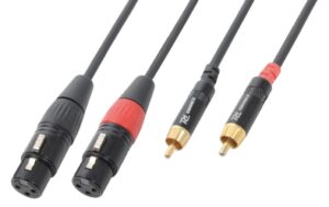 PD Connex CX68-1 Audiokabel 2x XLRf - 2x Cinch, mono, 1.5m kaufen Schweiz | Mediatech.ch