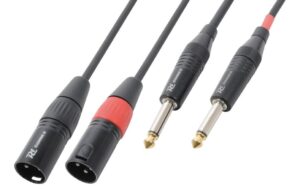 1141056 - Mediatech PD Connex CX64-01 Audiokabel 2x XLRm - 2x 6.3 Klinke, 0.15m kaufen Schweiz | Mediatech.ch