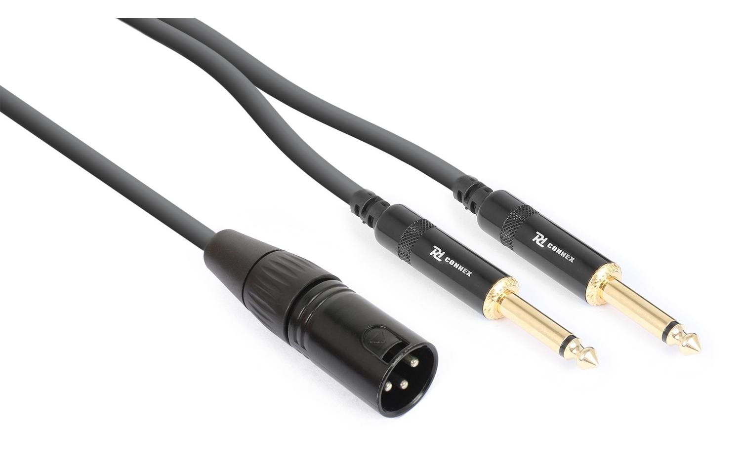 PD Connex CX56-3 A. Kabel XLRm - 2x 6.3 Klinkenstecker, 3m kaufen Schweiz | Mediatech.ch