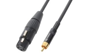 PD Connex CX54-3 Audiokabel XLRf - Cinchstecker, 3m