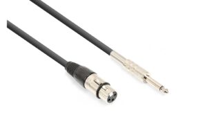 Vonyx CX314-6 Mikrofonkabel XLRf - 6.3 male, asym., 6m