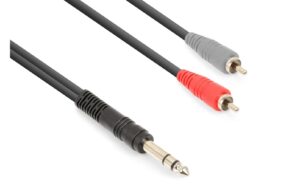 Vonyx CX328-3 Audiokabel 6.3 Klinke - 2x Cinch, 3m kaufen Schweiz | Mediatech.ch