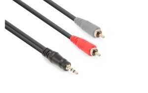 Vonyx CX334-6 Audiokabel 3.5 Klinke - 2x Cinch, 6m kaufen Schweiz | Mediatech.ch