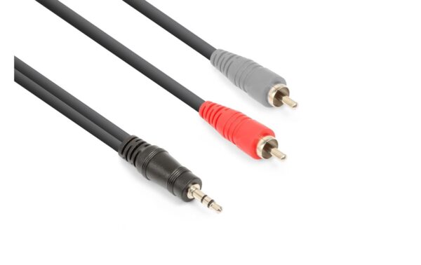 1141157 - Mediatech Vonyx CX334-6 Audiokabel 3.5 Klinke - 2x Cinch, 6m kaufen Schweiz | Mediatech.ch