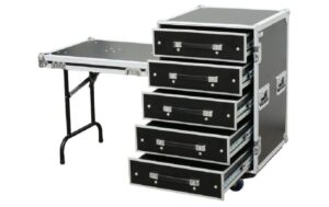 Power Dynamics PD-FA6 Flightcase mit 5 Schubladen und Tisch