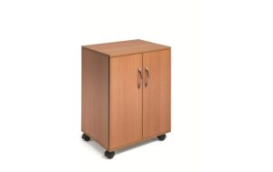 Durable Multifunktionswagen 74/53 braun geschlossen mit 2 Flügeltüren, 2 feste Böde kaufen Schweiz | Mediatech.ch