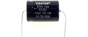 114153 - Mediatech Visaton Tonfrequenz-Elko rauh 470 µF 5396 kaufen Schweiz | Mediatech.ch