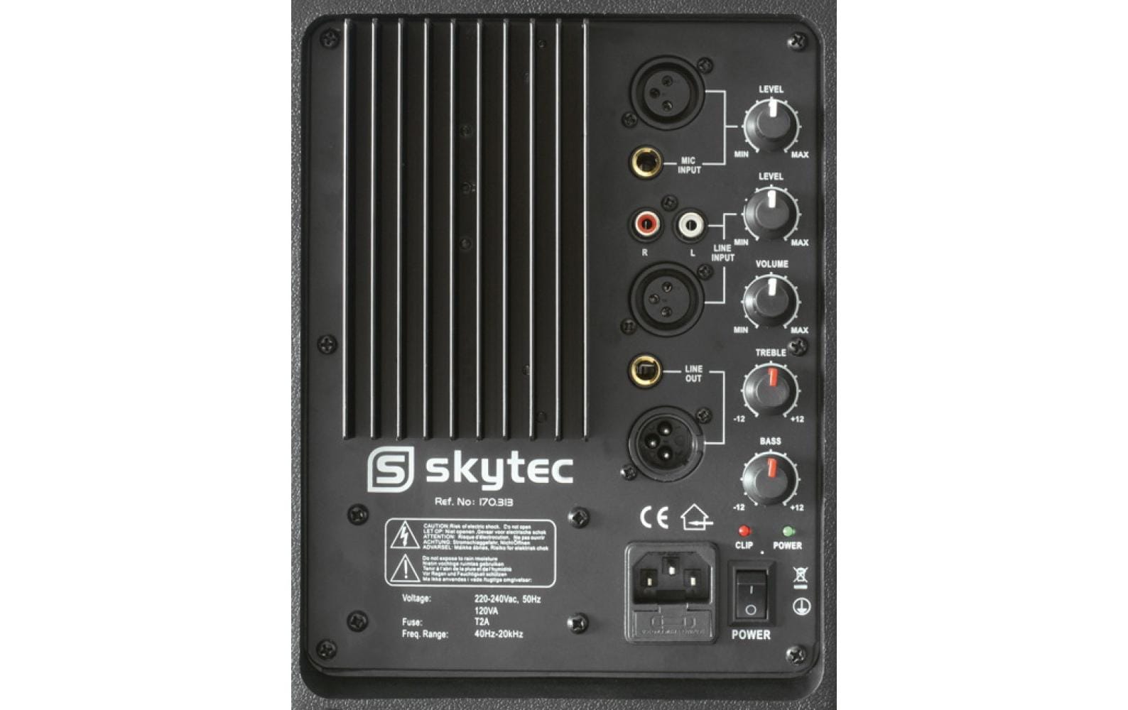 1141836_2 - Mediatech Skytec SP1200A Aktiv Lautsprecher 12 600W