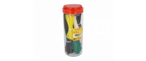 1142258 - Mediatech Delock Kabelbinder Sortimentsbox 600 Set Farbig, Inhalt/Breite: 2.5mm,3.6mm,4.8mm