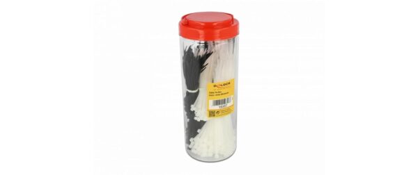 Delock Kabelbinder Sortimentsbox 500 Set Schwarz/Weiss, 500 Stück kaufen Schweiz | Mediatech.ch