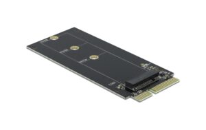 Delock SATA 22PIN zu M.2 Key B Slot Adapter M.2 SSD, Masse: 97mm x 45mm x 4mm