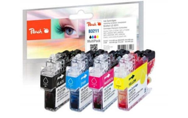 Peach Tinte Brother LC-3211 Multi 1x11 3x6 ml, bk, c, m, y kaufen Schweiz | Mediatech.ch