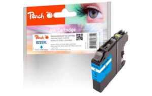 Peach Tinte Brother LC-225XL 15 ml, cyan
