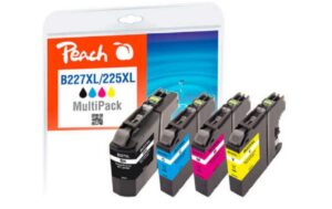 1142482 - Mediatech Peach Tinte Brother LC-225/7XL Multi 1x34, 3x15 ml, bk, c, m, y