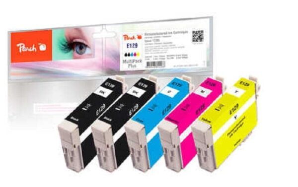 1142536 - Mediatech Peach Tinte Epson T1295 Multi+ 2x13, 3x8,3 ml, 2xbk, c, m, y