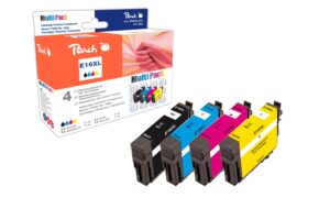 Peach Tinte Epson T1636, No 16XL Multi 1x13, 3x9 ml, bk, c, m, y