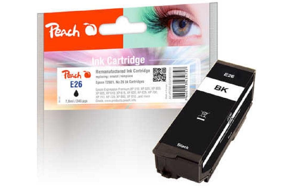 1142571 - Mediatech Peach Tinte Epson T2601, No 26 7,6 ml, black