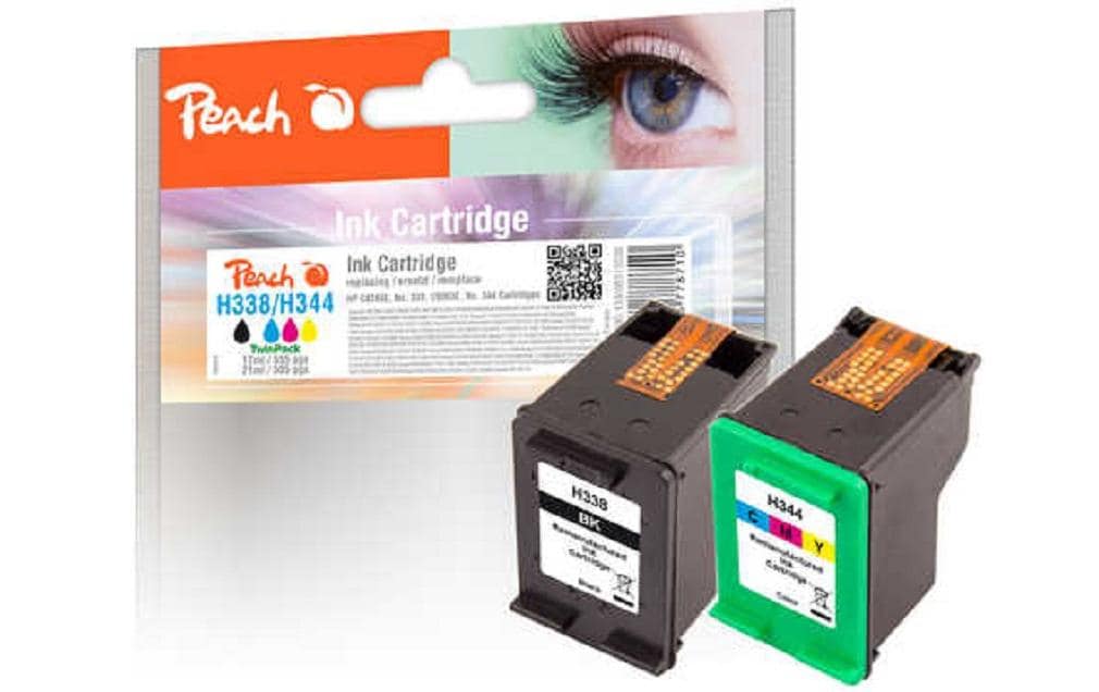 1142624 - Mediatech Peach Tinte HP No 338 / No 344 Multi 1x17, 1x21 ml, black, color kaufen Schweiz | Mediatech.ch