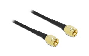 Delock LTE-Antennenkabel, 0.99dB/m SMA Stecker - SMA Stecker LMR/CFD100, 5m