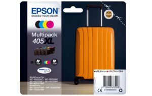 Tinte Epson Nr.405XL,C13T05H64010,BK/C/M/Y 18.9/14.7 ml, für WorkForce WF-3/4/7xxx