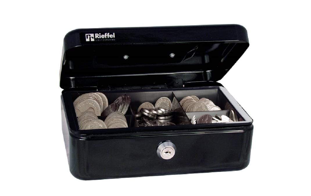 Robert Rieffel Geldkassette VT-GK 2 77 x 207 x 157 mm, Schwarz kaufen Schweiz | Mediatech.ch