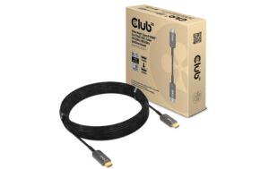 Club 3D, HDMI AOC Kabel 10.0 Meter, 4K 120Hz, 8K 60Hz, HDR