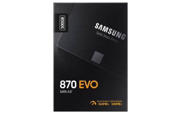 1146825_4 - Mediatech SSD Samsung 870 EVO, 500 GB, 2.5 SATA3, lesen 560, schreiben 530, 6.8mm