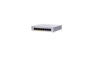 1147206 - Mediatech Cisco CBS110-8PP: 8 Port Switch 8xGE, Partial PoE,Montage: Desktop,Ext PS