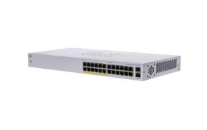 Cisco CBS110-24PP: 24 Port Switch 24xGE, Partial PoE, 2x1G SFP Shared