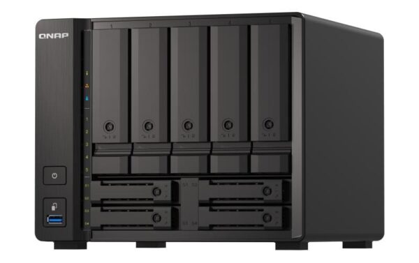 1147483 - Mediatech QNAP NAS TS-h973AX-32G, 9-bay AMD Ryzen, 5 x 3.5-inch + 4 x 2.5-inch kaufen Schweiz | Mediatech.ch