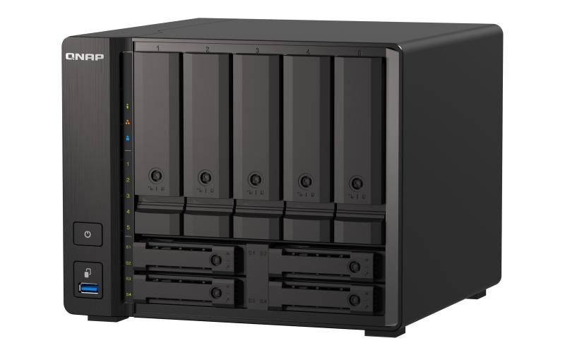 1147483_3 - Mediatech QNAP NAS TS-h973AX-32G, 9-bay AMD Ryzen, 5 x 3.5-inch + 4 x 2.5-inch