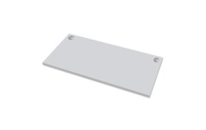 Fellowes Levado Tischplatte grau, 180x80cm