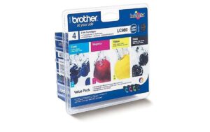 Brother Kombipack,4 Patronen, LC-980VALBP LC-980M, LC-980BK, LC-980Y, LC-980C