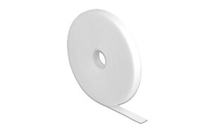 Delock Klettband auf Rolle, 10mx13mm Klettverschluss, weiss