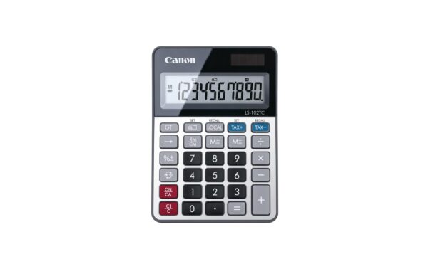 1155804 - Mediatech Canon Tischrechner CA-LS102TC Solar- und Batteriebetrieb, 12-stellig kaufen Schweiz | Mediatech.ch