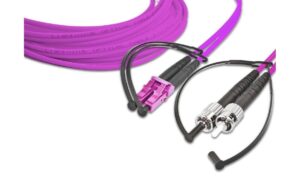 Lightwin LWL Duplex Patchkabel Multimode 50/125µm, LC-ST, 20.0m OM4