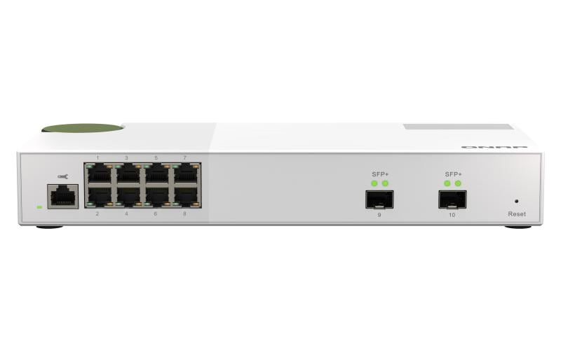 1157486 - Mediatech QNAP QSW-M2108-2S, Web Managed Switch 8 Port 2.5Gbps, 2 Port SFP+ kaufen Schweiz | Mediatech.ch