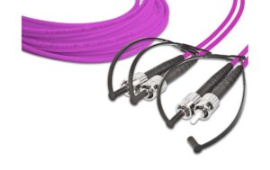 Lightwin LWL Duplex Patchkabel Multimode 50/125µm, ST-ST, 1.0m OM4