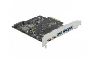 Delock PCIe 2x USB-Typ-C, 3x USB-A USB 3.2 Gen.2 (10 Gbps) kaufen Schweiz | Mediatech.ch